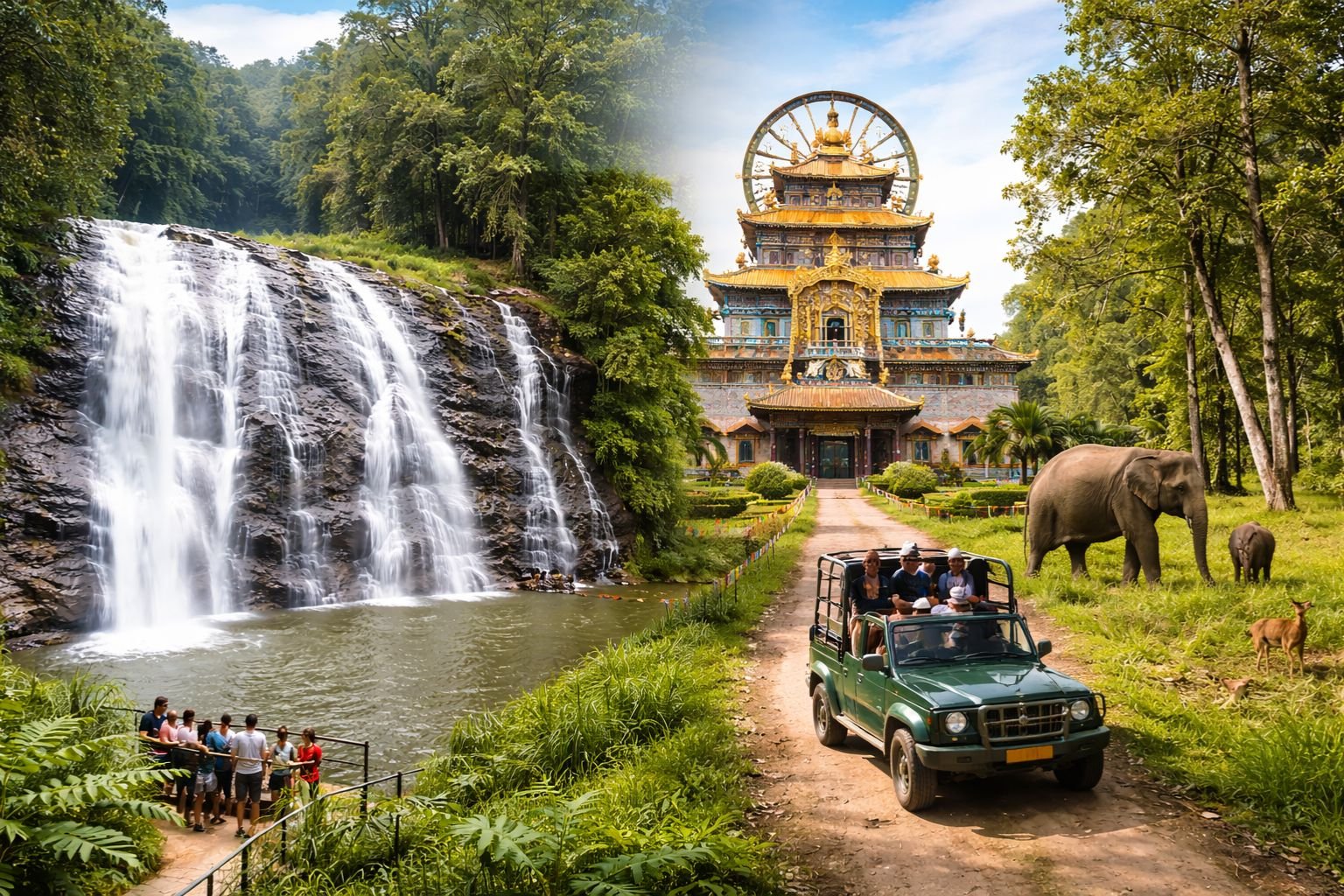 Coorg 1 day sightseeing taxi package